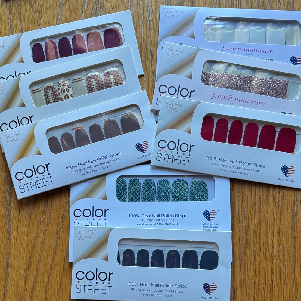 8 New sets of Color Street manicures